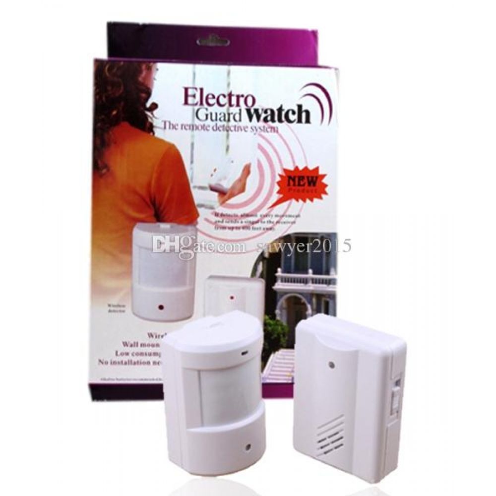 Electro Guard Watch Wireless Security Alert Motion Sensor Alarm System